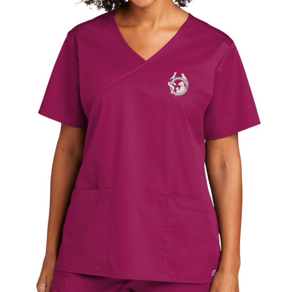 K&K - Women's Mock Wrap Top Thumbnail