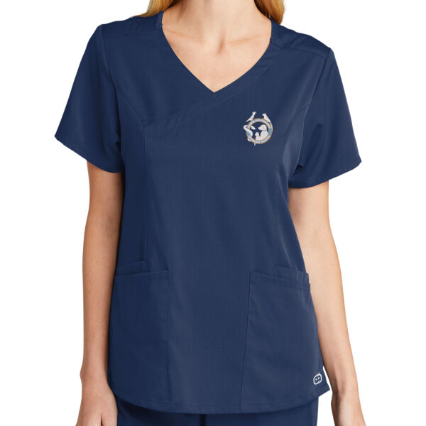 K&K - Women's Mock Wrap Top Thumbnail