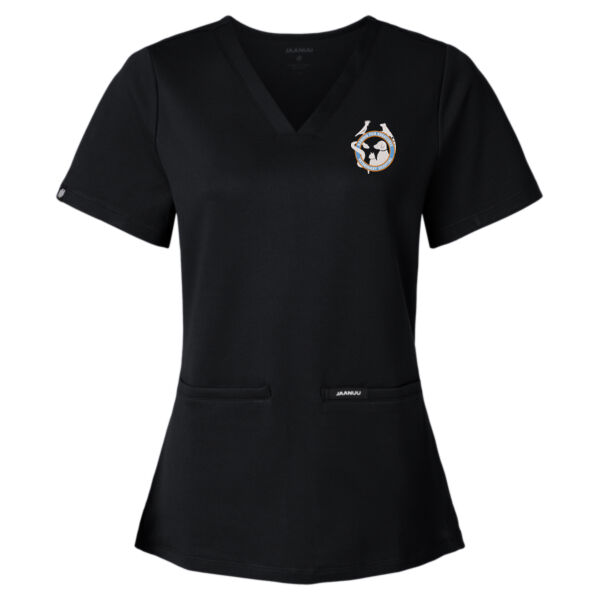 K&K - Women's Cesi Ultrasoft Scrub V-Neck Top Thumbnail