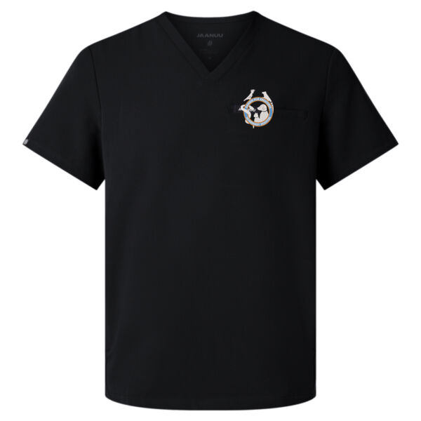 K&K - Platt 3-Pocket Scrub V-Neck Top Thumbnail